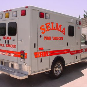 Reflective vehicle graphics Ambulance