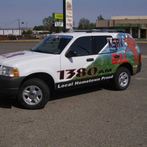 Partial Wrap for local Radio Station