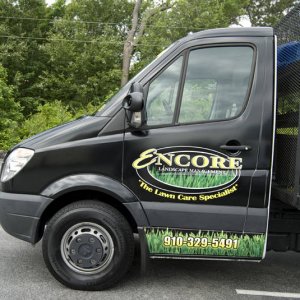 Encore Landscaping Truck Wrap