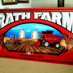 farm sign (paint on alumalite)