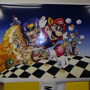 (Super Mario Poster) 2007 - First print From Summa DC4. 4' x 3'