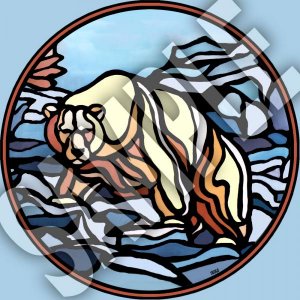 Polar Bear Painting & Graphics for Gifts, Shirts & Promotional Material