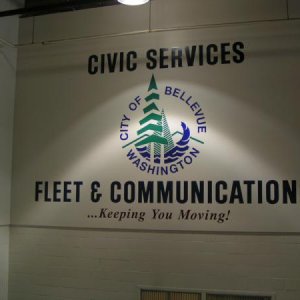 Hand Painted Wall - No Vinyl
6'-6" Logo with 17" main copy text