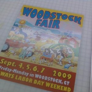 '09 Woodstock Fair poster finished