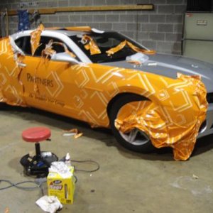 2010 Camaro vehicle wrap3