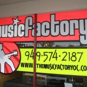 music factory window splash