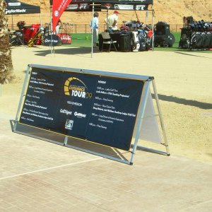 golf digest banner stand