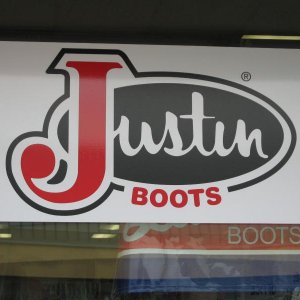 justin boot decal