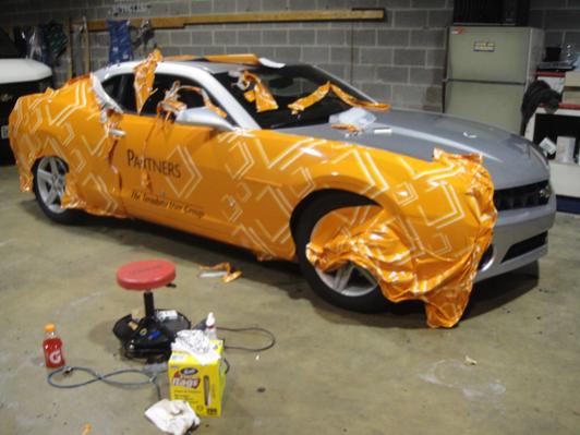 2010 Camaro vehicle wrap3