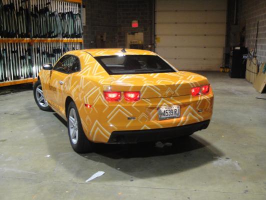 2010 Camaro vehicle wrap5