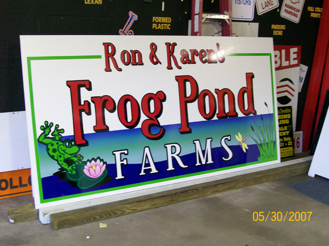 4' X 8'   frog pond