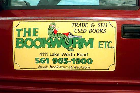 Bookworm Mag Sign
