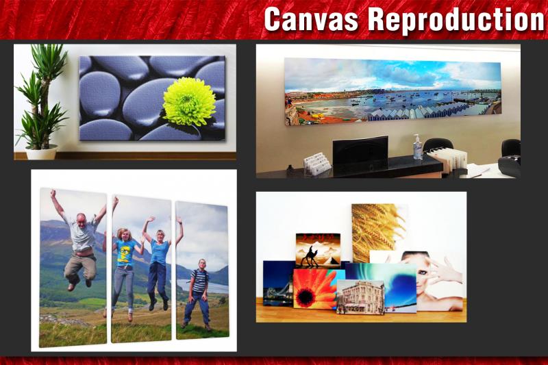 Canvas reproductions