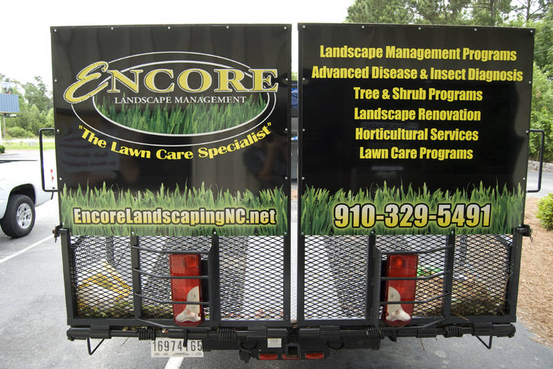 Encore Landscaping Truck Wrap