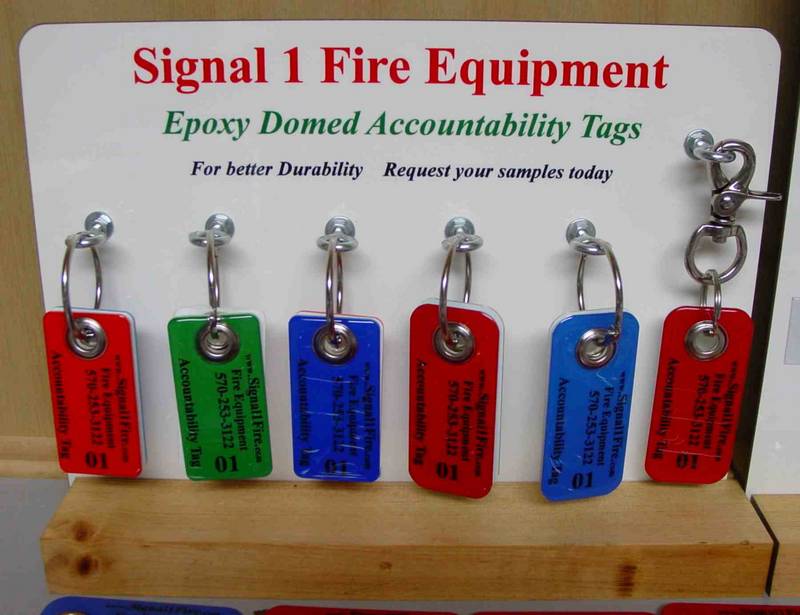 Epoxy Domed Fire Tags