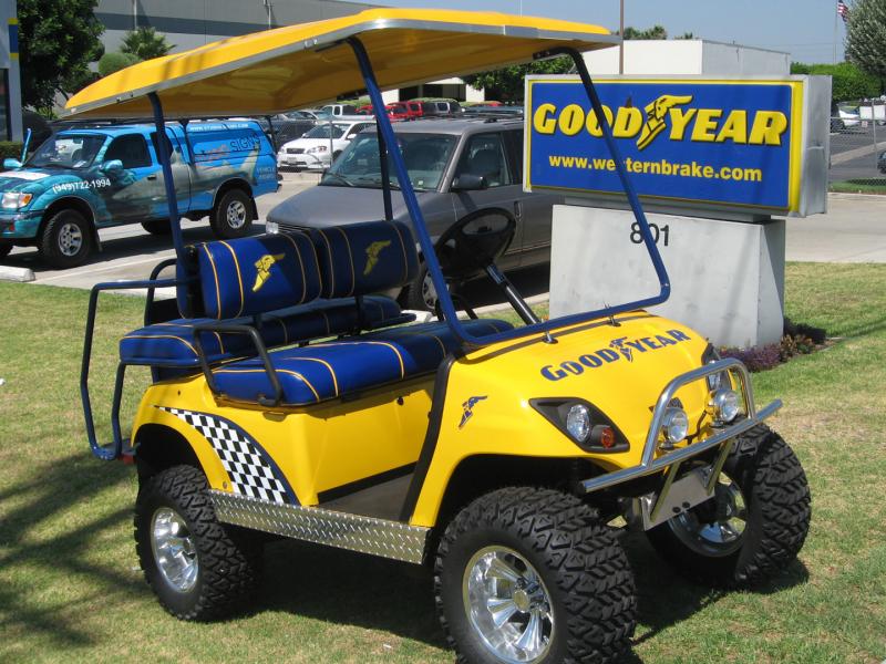 good year golf cart lettering