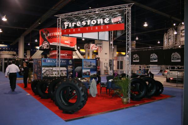 Lucy's Tires and Firestone exhibit.