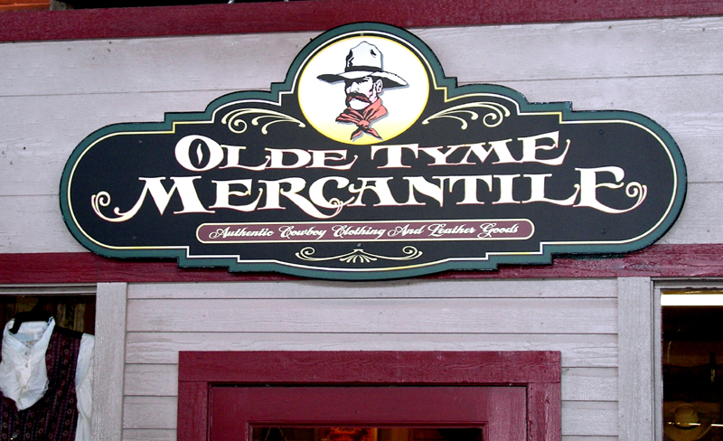 Old Tyme Mercantile store front