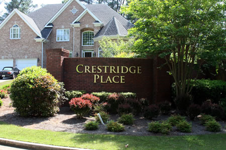 residential entrance sign 014