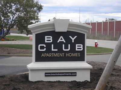residential entrance sign 025