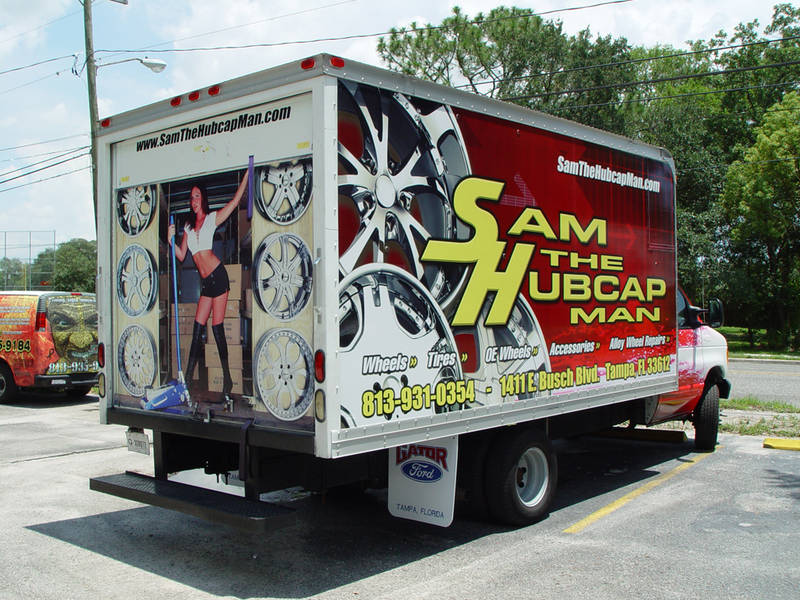 sam the hubcap man box truck