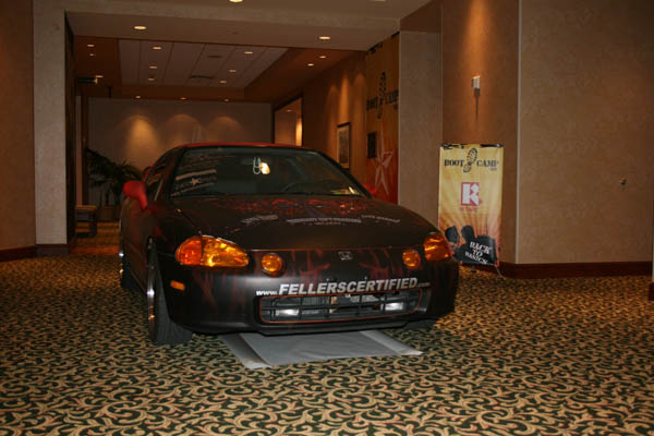 Valet parking to the extreme.  I parked it inside the hallways of The Renaissance Hotel here in Tulsa for a week.

2008 into 2009 Graphics.