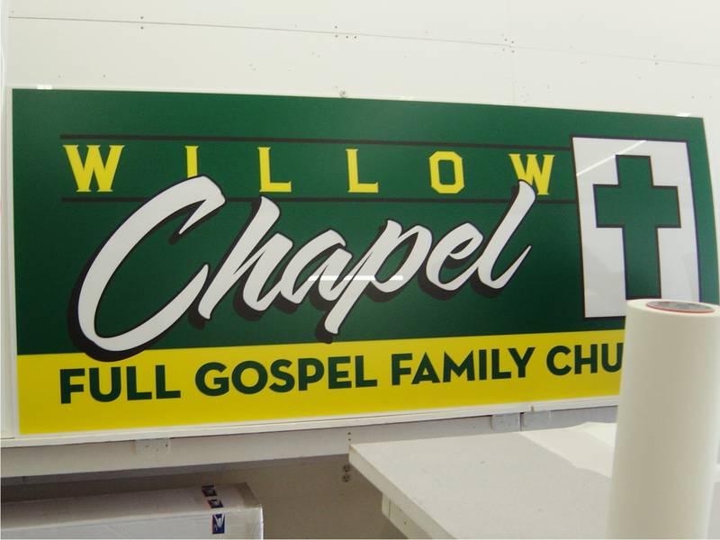 Willow Chapel Sign