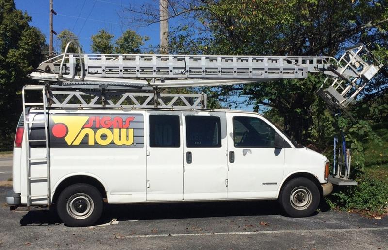 2002 Used VAN LADDER Chevy 3500 Signs101 Largest Forum for
