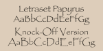Papyrus-Versions.png
