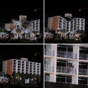 Criss Angel Clearwater Beach Building Implosion