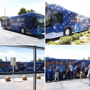 TSA - Lynx bus wrap