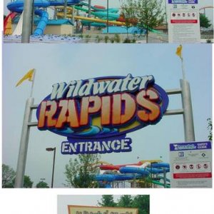 Waterpark Signs