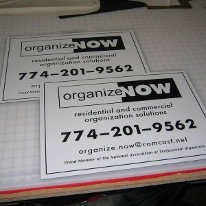 Organize Now magnets