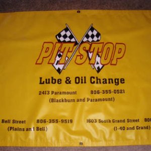 Pit Stop Banner