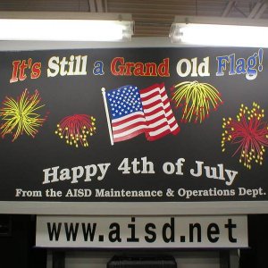 Back 2005 AISD July 4th Parade float