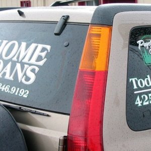 Vehicle lettering