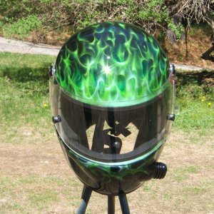 FLAMED HELMET