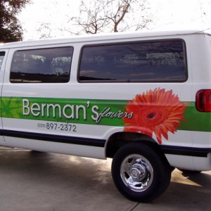 Digital print van graphics