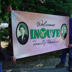 Family reunion banner