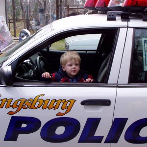 Police car graphics, digital printed graphics