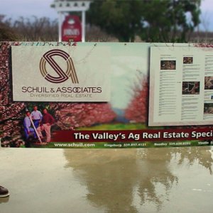 Digital print on Sintra for booth at a farm show