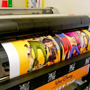 ValueJet printing a movie poster