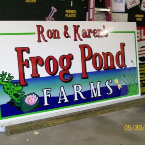 4' X 8'   frog pond