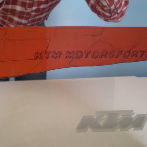 KTM Glass Etch