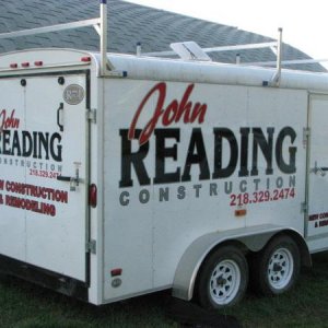 Job Trailer for John Reading Construction of Rothsay, MN