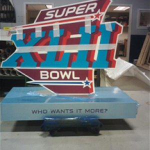 Superbowl graphic display