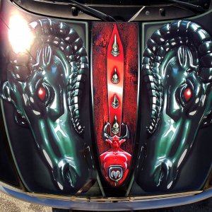 Dodge Hood Wrap