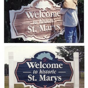 SandBlasting City Sign