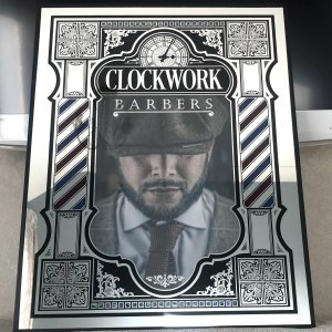 Clockwork Barbers Mirror 2