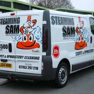 steaming sam uk van